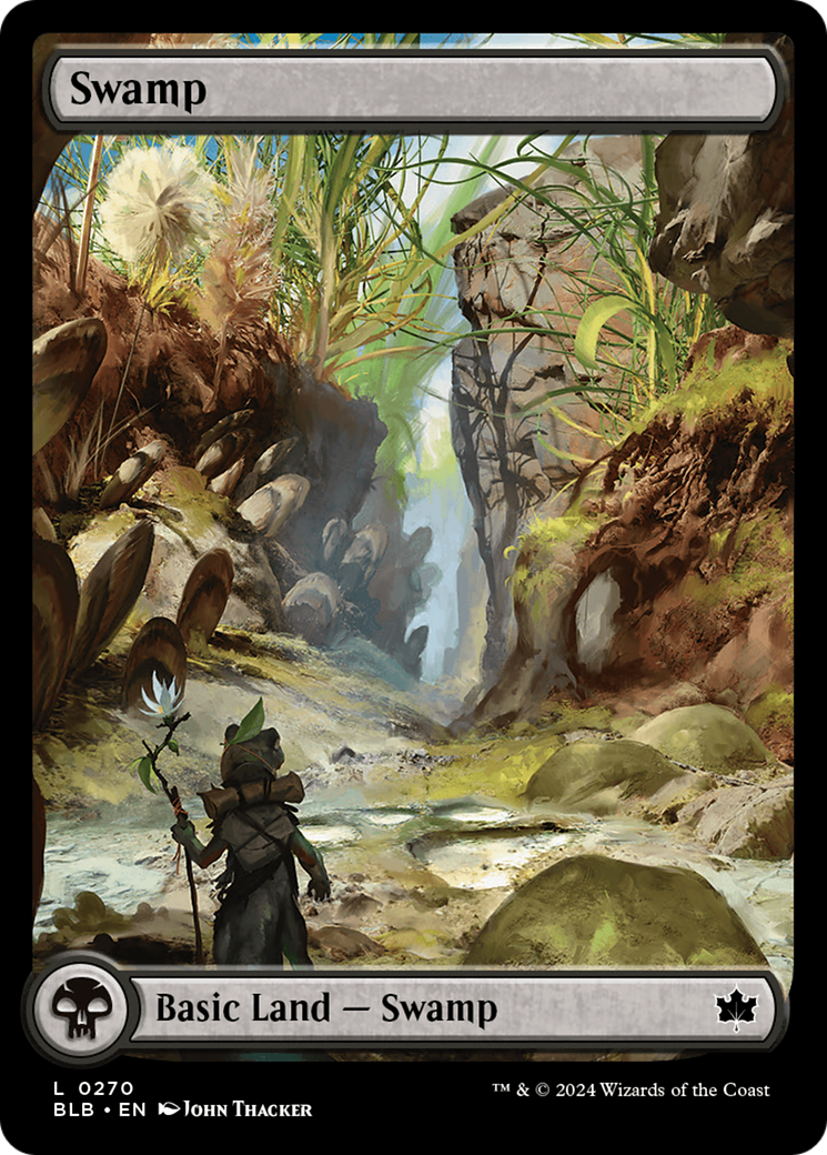 {B}[BLB 270] Swamp (0270) [Bloomburrow]