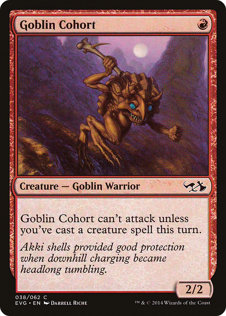 {C} Goblin Cohort (Elves vs. Goblins) [Duel Decks Anthology][EVG 038]