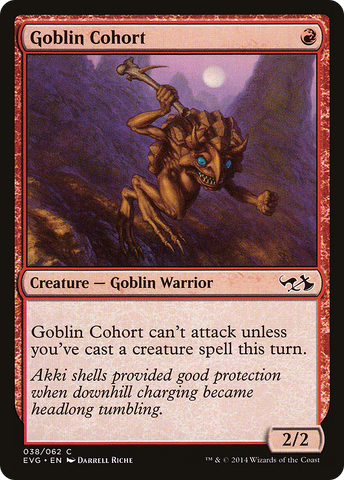 {C} Goblin Cohort (Elves vs. Goblins) [Duel Decks Anthology][EVG 038]