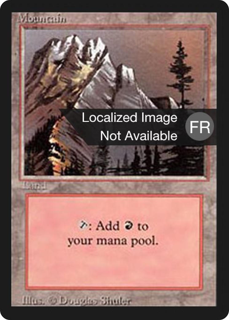 {B}[FBB 3ED 301] Mountain (A) [Foreign Black Border]