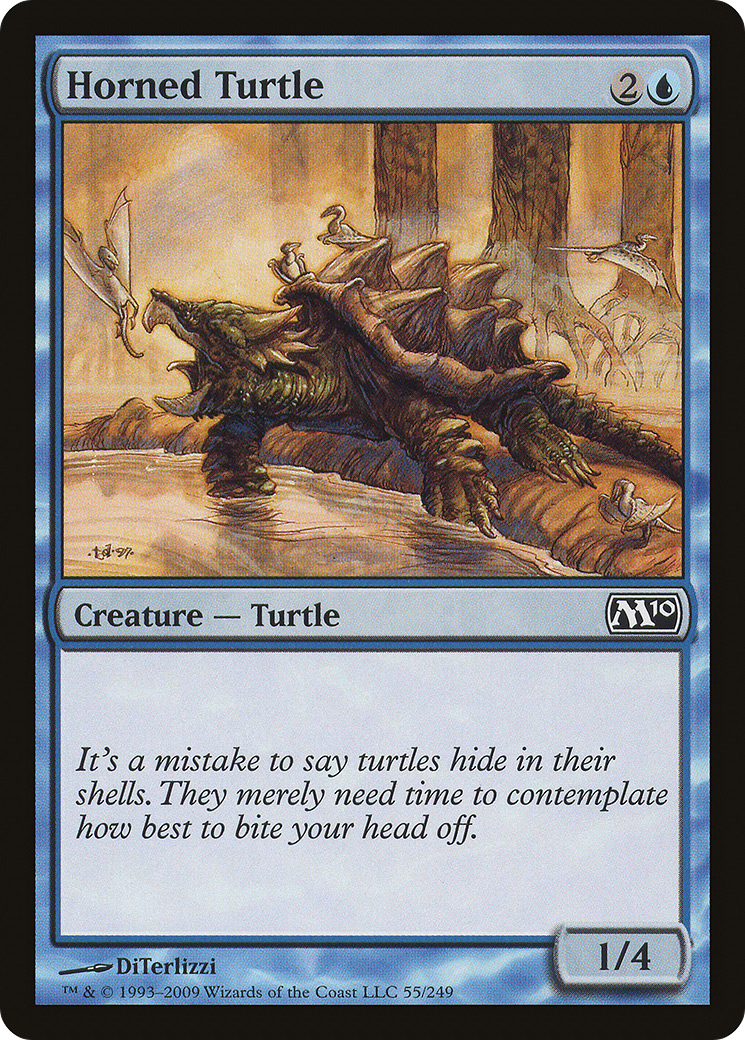 {C} Horned Turtle [Magic 2010][M10 055]