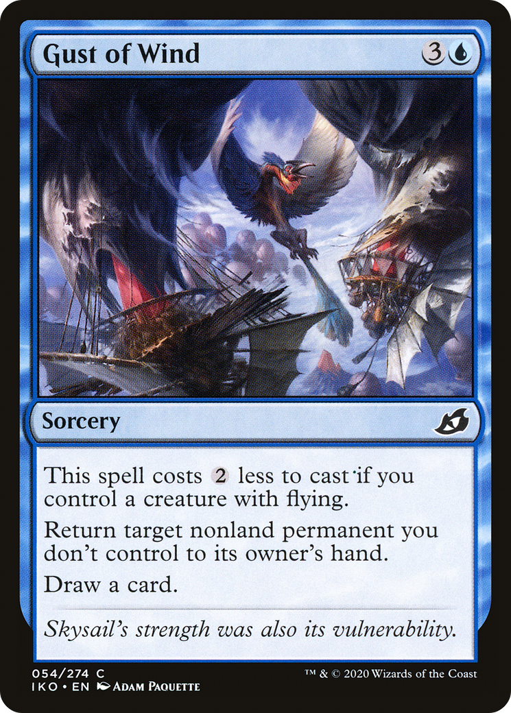 {C} Gust of Wind [Ikoria: Lair of Behemoths][IKO 054]