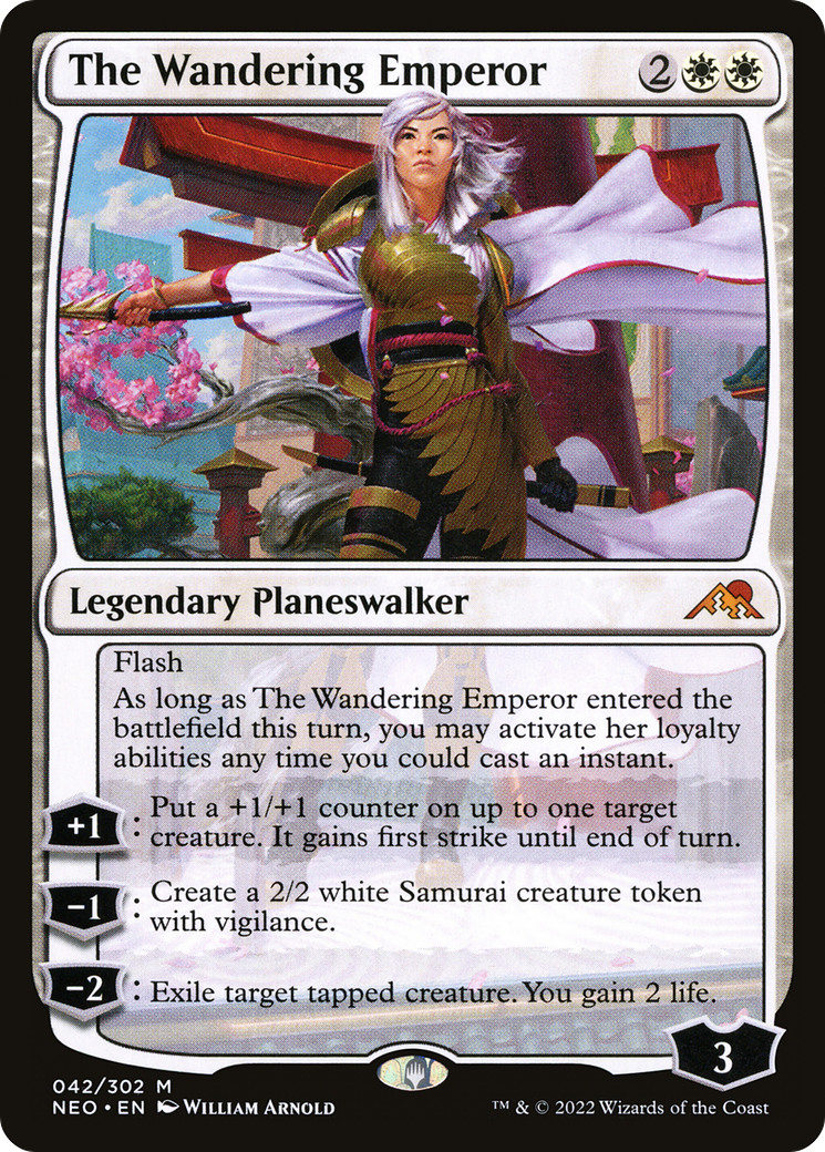 {R} The Wandering Emperor [Kamigawa: Neon Dynasty][NEO 042]