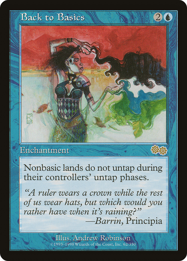 {R} Back to Basics [Urza's Saga][USG 062] - Misty Mountain Games