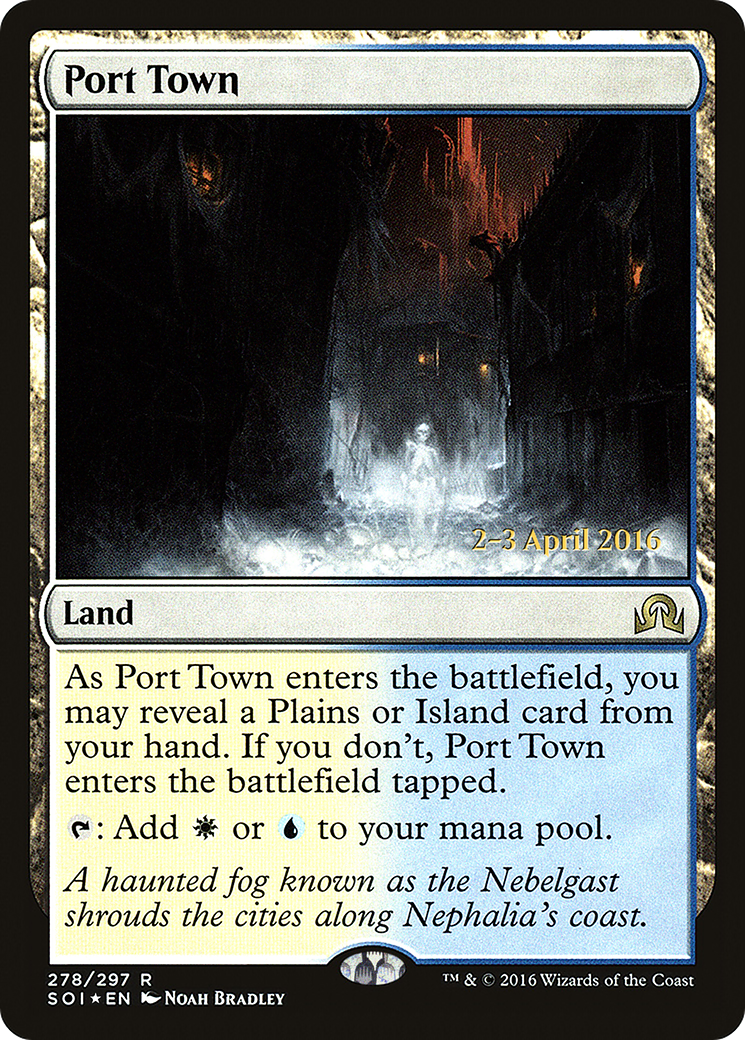 {R} Port Town [Shadows over Innistrad Prerelease Promos][PR SOI 278]
