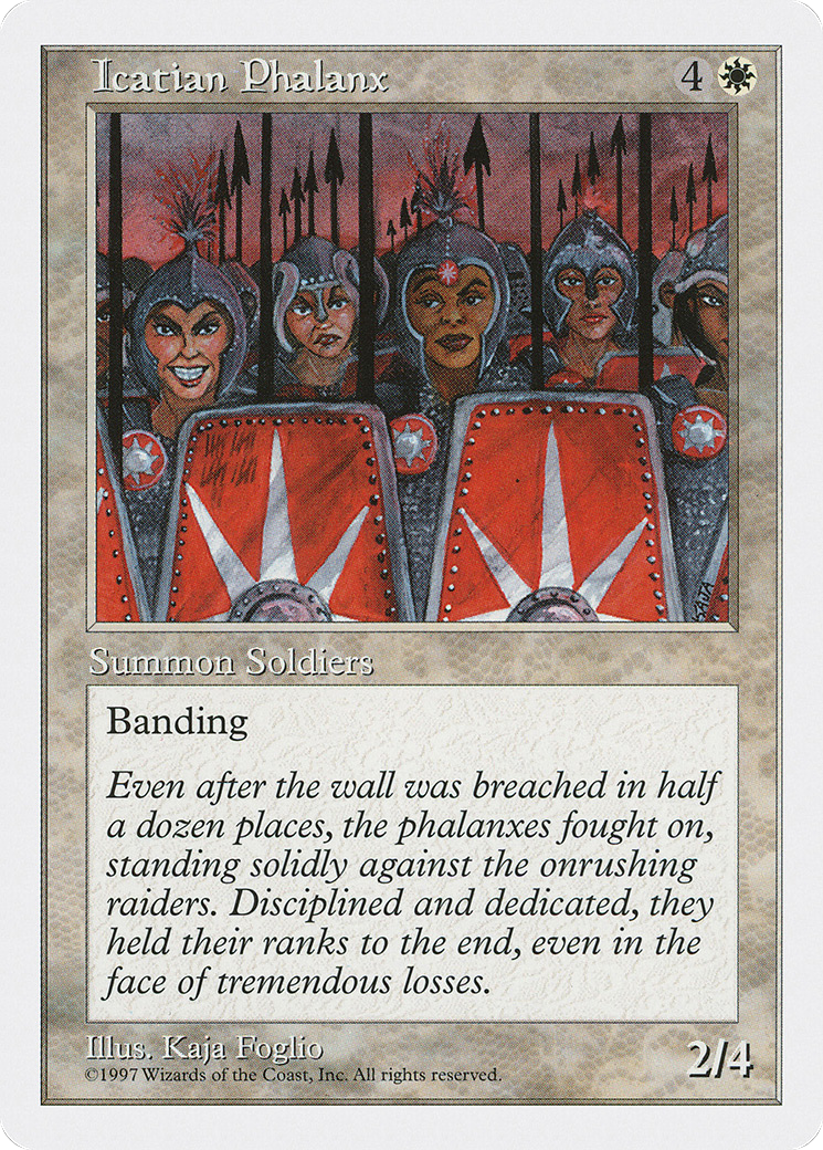 {C} Icatian Phalanx [Fifth Edition][5ED 036]