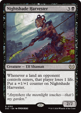 {R} Nightshade Harvester [Duskmourn: House of Horror Commander][DSC 150]