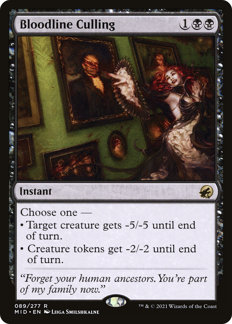 {R} Bloodline Culling [Innistrad: Midnight Hunt][MID 089]