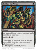 {C} Culling the Weak (White Border) [Mystery Booster 2][MB2 040]