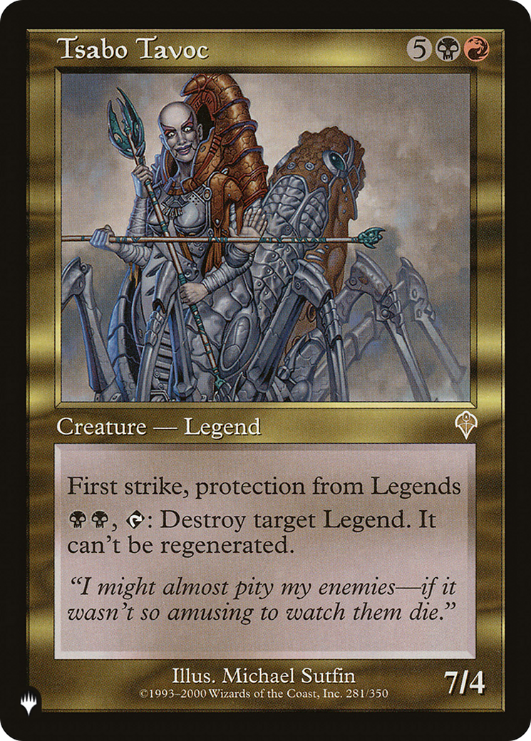 Tsabo Tavoc [LIST 281/350]