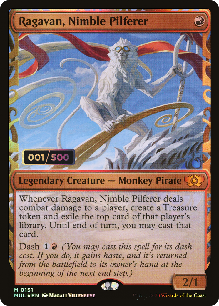 {R} Ragavan, Nimble Pilferer (Serialized) [Multiverse Legends][SR MUL 151]