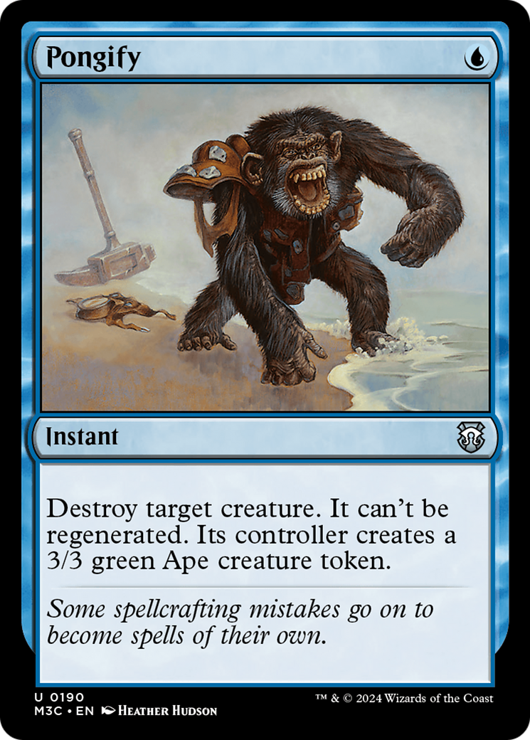 {C} Pongify (Ripple Foil) [Modern Horizons 3 Commander][RPF M3C 190]