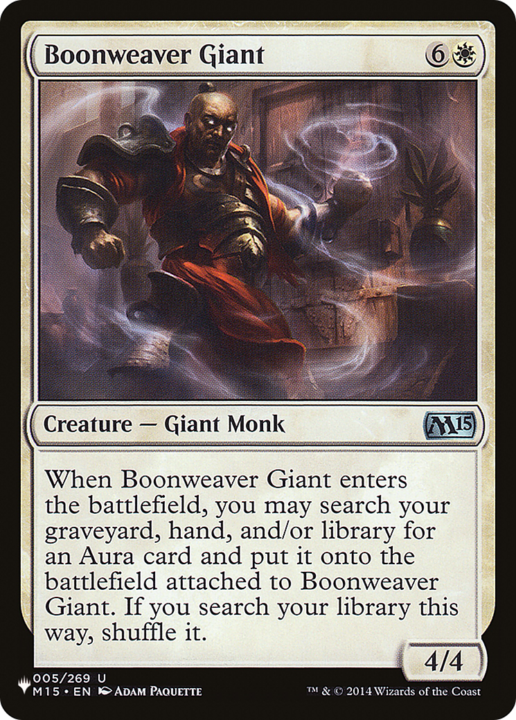 Boonweaver Giant [LIST 005/269]