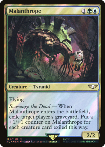 {R} Malanthrope (Surge Foil) [Universes Beyond: Warhammer 40,000][SF 40K 132]