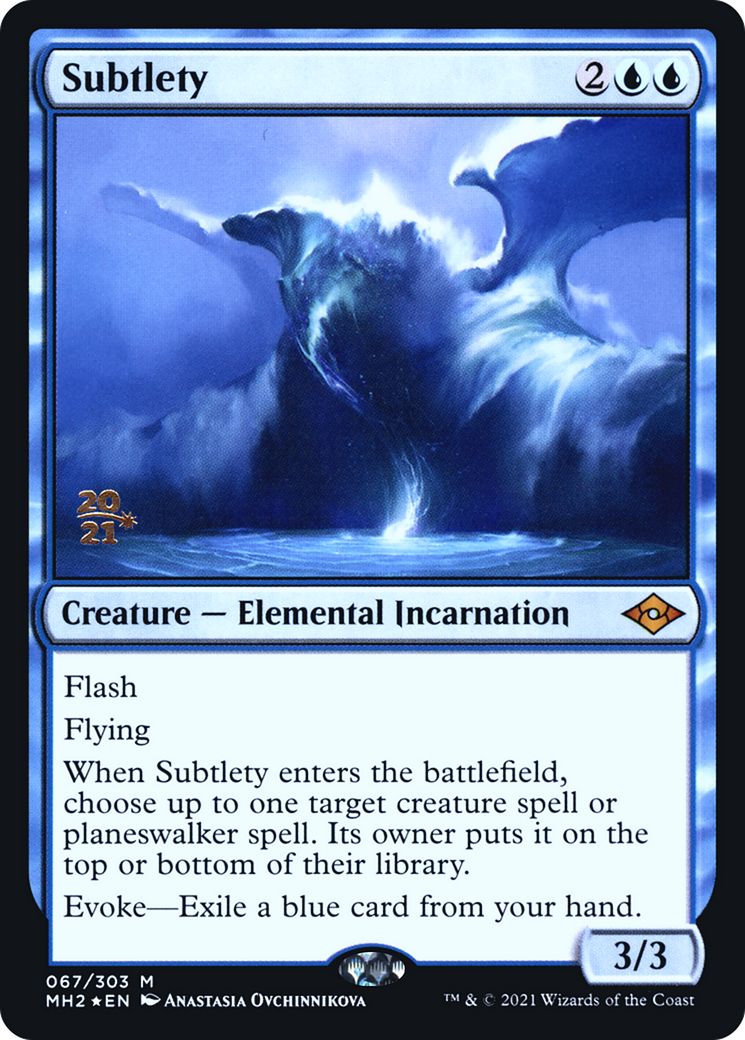 {R} Subtlety [Modern Horizons 2 Prerelease Promos][PR MH2 067]