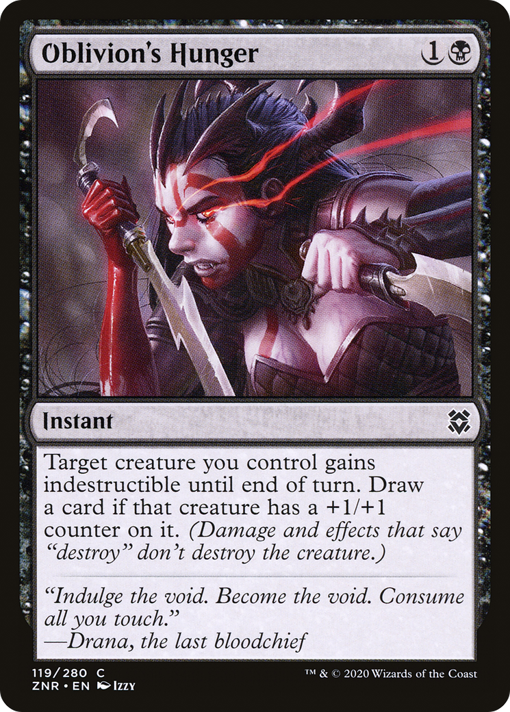 {C} Oblivion's Hunger [Zendikar Rising][ZNR 119]