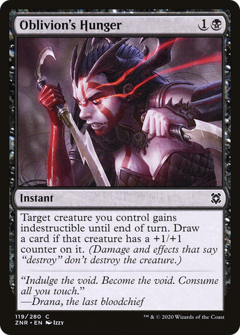 {C} Oblivion's Hunger [Zendikar Rising][ZNR 119]