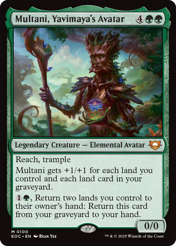 {R} Multani, Yavimaya's Avatar [Edge of Eternities Commander][EOC 100]
