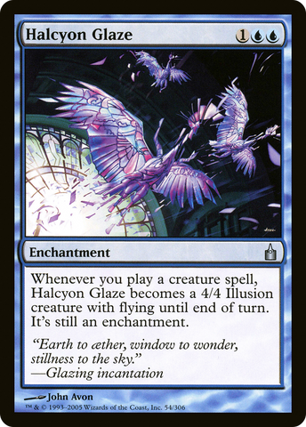 {C} Halcyon Glaze [Ravnica: City of Guilds][RAV 054]