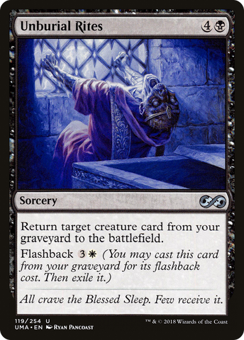 {C} Unburial Rites [Ultimate Masters][UMA 119]