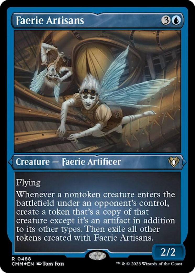 {R} Faerie Artisans (Foil Etched) [Commander Masters][CMM 488]