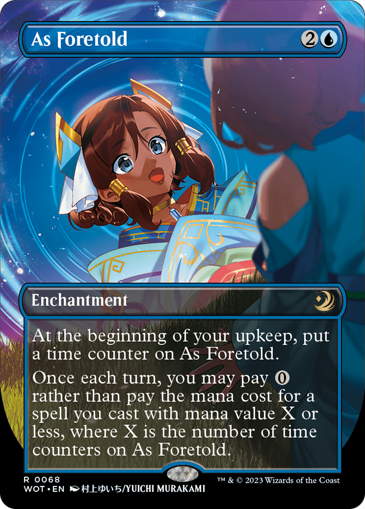 {R} As Foretold (Anime Borderless) [Wilds of Eldraine: Enchanting Tales][WOT 068]