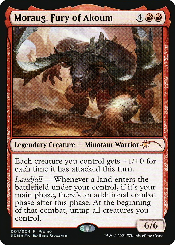 {R} Moraug, Fury of Akoum [Year of the Ox 2021][PA PL21 001]