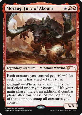 {R} Moraug, Fury of Akoum [Year of the Ox 2021][PA PL21 001]