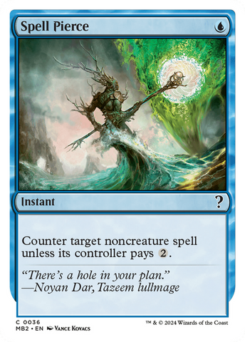 {C} Spell Pierce (White Border) [Mystery Booster 2][MB2 036]