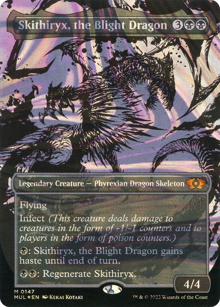 {R} Skithiryx, the Blight Dragon (Halo Foil) [Multiverse Legends][MUL 147]