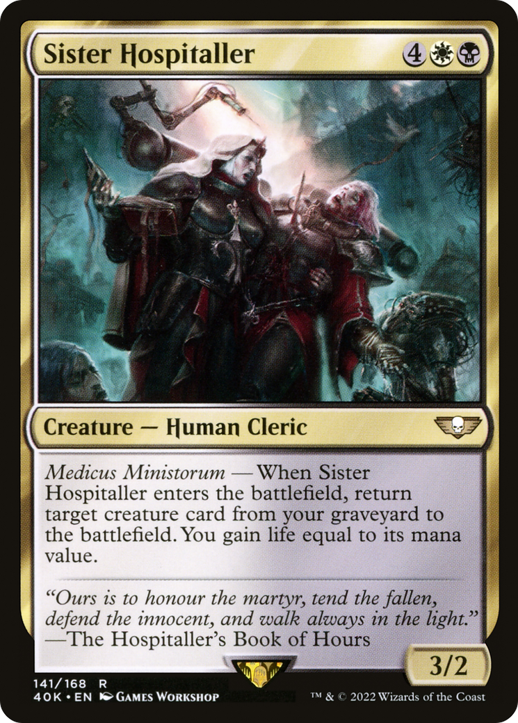 {R} Sister Hospitaller [Universes Beyond: Warhammer 40,000][40K 141]