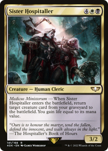{R} Sister Hospitaller [Universes Beyond: Warhammer 40,000][40K 141]