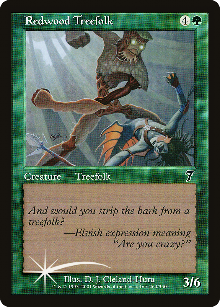 {C} Redwood Treefolk [Seventh Edition][7ED 264]