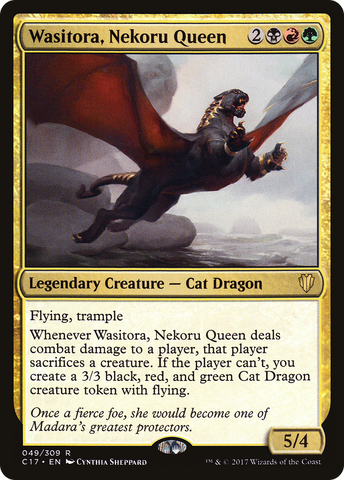 {R} Wasitora, Nekoru Queen [Commander 2017][C17 049]