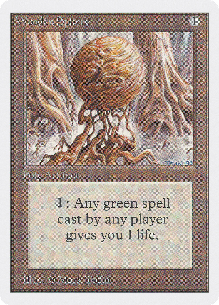 {C} Wooden Sphere [Unlimited Edition][2ED 277]