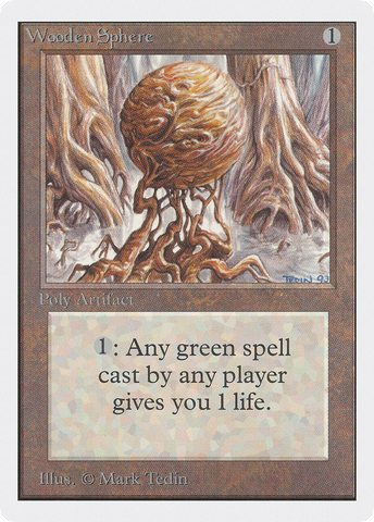 {C} Wooden Sphere [Unlimited Edition][2ED 277]