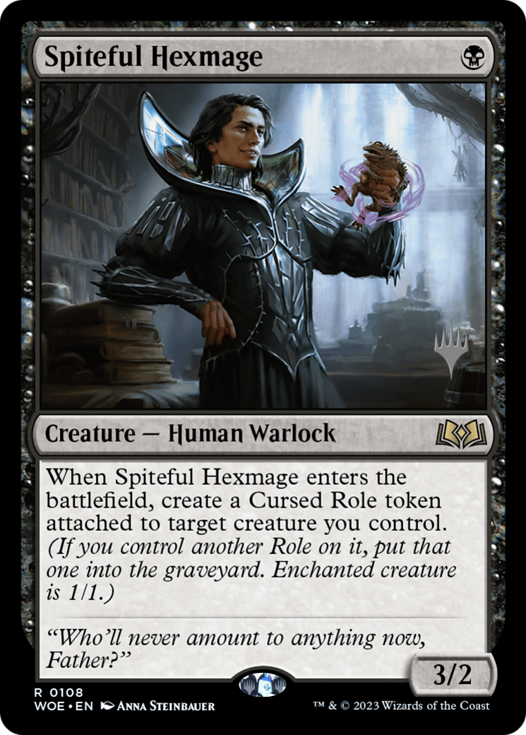 {@R} Spiteful Hexmage (Promo Pack) [Wilds of Eldraine Promos][PP WOE 108]