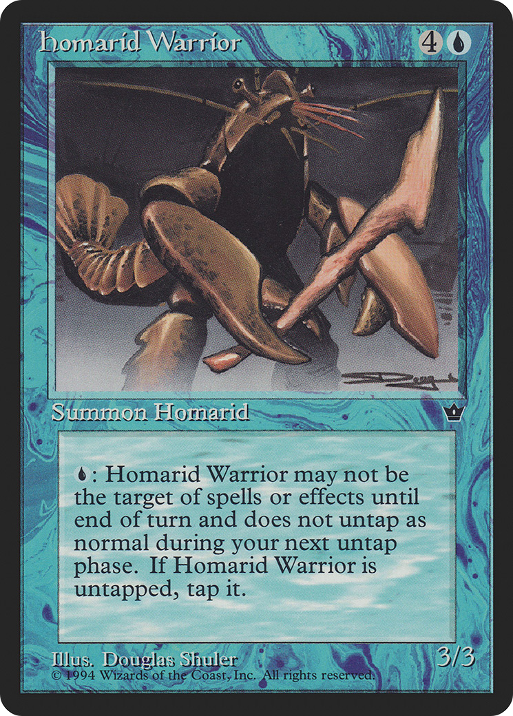{C} Homarid Warrior (Douglas Shuler) [Fallen Empires][FEM 22C]