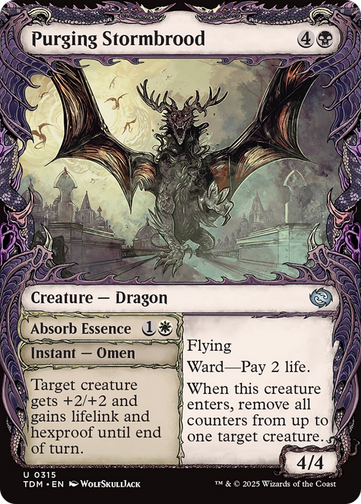 {@C} Purging Stormbrood (Showcase) [Tarkir: Dragonstorm][TDM 315]