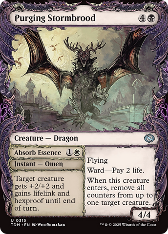 {@C} Purging Stormbrood (Showcase) [Tarkir: Dragonstorm][TDM 315]