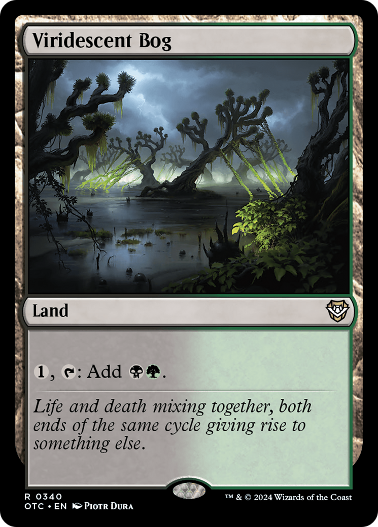{R} Viridescent Bog [Outlaws of Thunder Junction Commander][OTC 340]