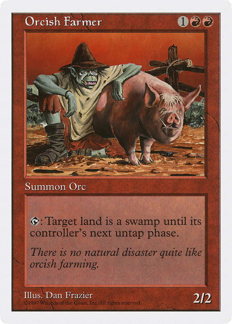 {C} Orcish Farmer [Fifth Edition][5ED 256]