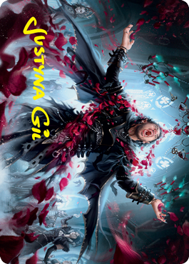 {A} Bloodsoaked Reveler Art Card (Gold-Stamped Signature) [Innistrad: Crimson Vow Art Series][GS AVOW 029]