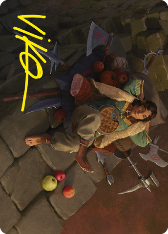 {A} Merry, Warden of Isengard Art Card (Gold-Stamped Signature) [The Lord of the Rings: Tales of Middle-earth Art Series][GS ALTR 065]