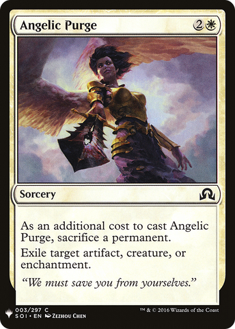 {C} Angelic Purge [Mystery Booster][LS SOI 003]
