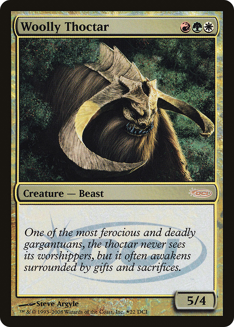 {R} Woolly Thoctar [Wizards Play Network 2008][PA PWPN 022]