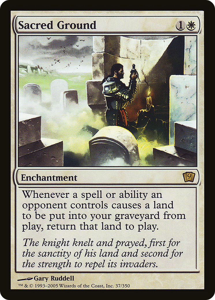 {R} Sacred Ground [Ninth Edition][9ED 037]