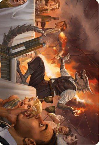 {A} Party Thrasher Art Card [Modern Horizons 3 Art Series][AMH3 006]