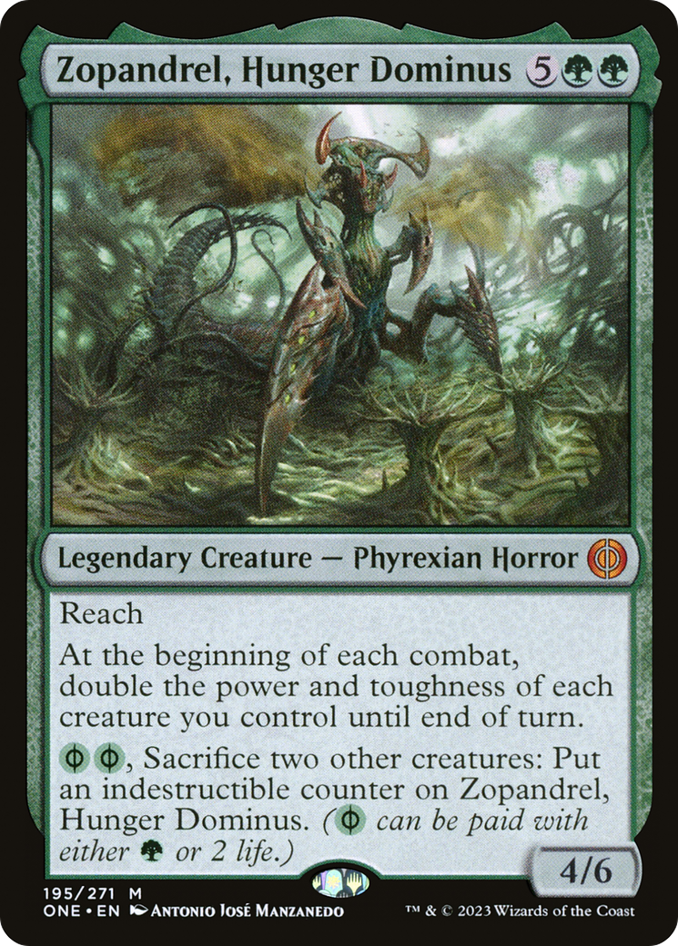 {R} Zopandrel, Hunger Dominus [Phyrexia: All Will Be One][ONE 195]