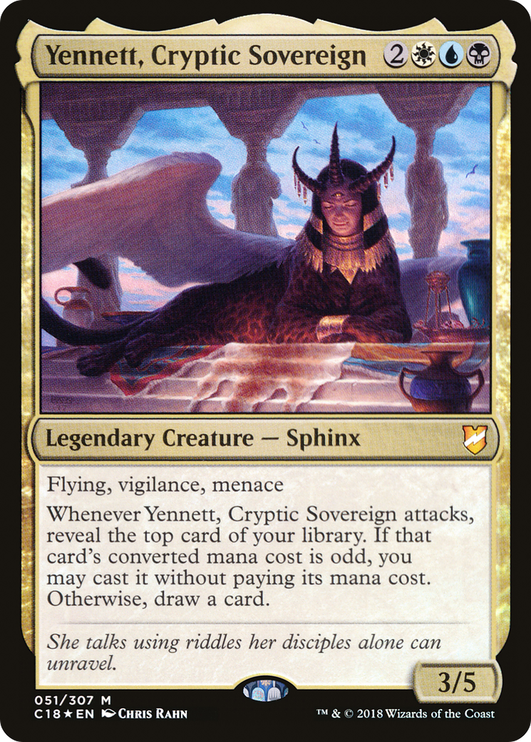 {R} Yennett, Cryptic Sovereign [Commander 2018][C18 051]